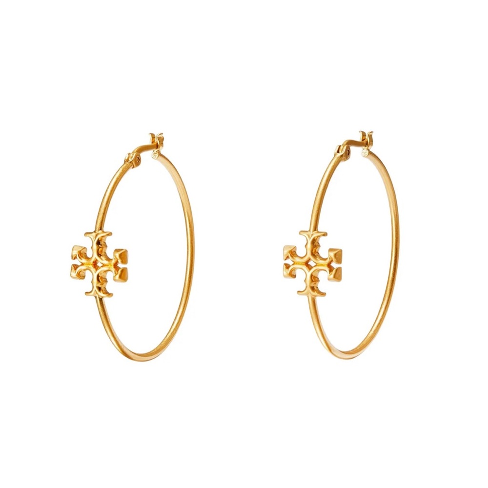 Tory Burch, hoops, small perfect for Mother's Day